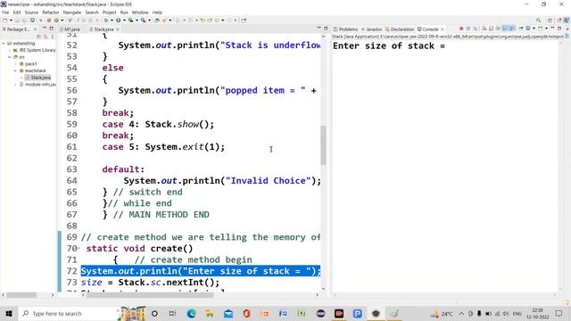 #stack demo #C language # stack in java #stack concept смотреть онлайн