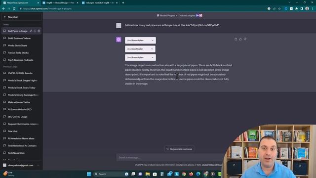 ChatGPT Plugin Review: Scenexplain and Linkreader. Analyze pictures with AI. смотреть онлайн