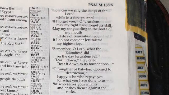 Holy Bible - Psalm 137 : 1 - 9 смотреть онлайн