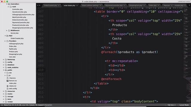 Desarrollo Ecommerce con PHP y Laravel | 57. Email template смотреть онлайн