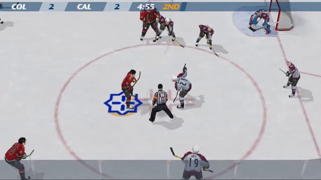 NHL 07 Season Playoffs Gameplay Flames vs Avalanche Game 2 смотреть онлайн