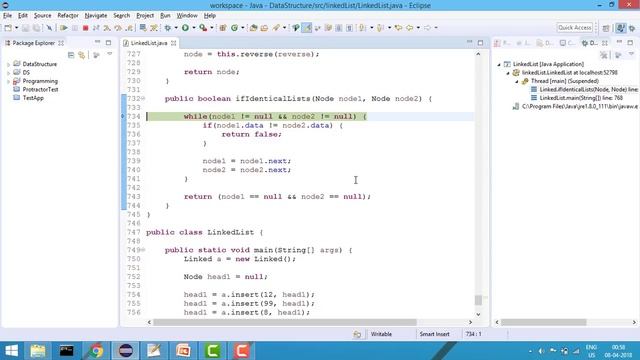 Linked List Problems in Java - 35: Check if two Linked Lists are identical смотреть онлайн
