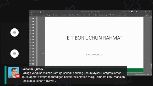 Savodxon.uz. Optimizatsiya - Texnoman Vebinar #14