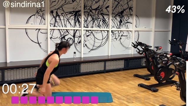 Кардио тренировка EMOM для похудения с разминкой | sindirina1 смотреть онлайн