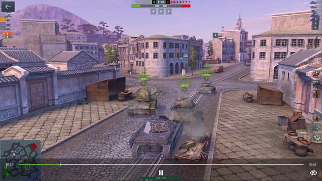 WOT Blitz I Made A Blue Tank Mad :)))