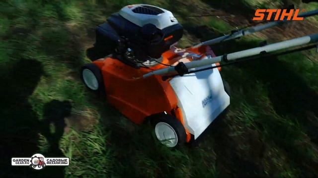 STIHL RLE 240, RL 540, RLA 240 Аэраторы вертикуттеры для газона в работе. Электро vs бензин vs акк смотреть онлайн