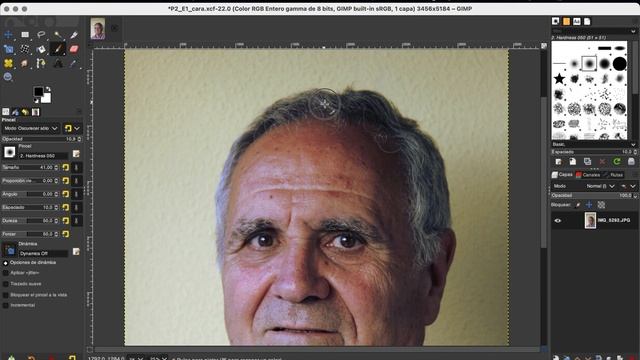 GIMP: Práctica 3 - Saneado смотреть онлайн