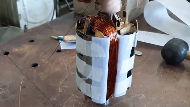 Процесс перемотки ротор генератора. Ротор от генератора. как намотать ротор генератораген смотреть онлайн