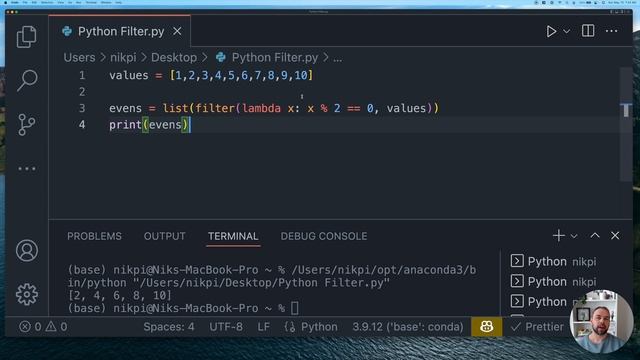 Python Filter Function - Intermediate Python Tutorial смотреть онлайн