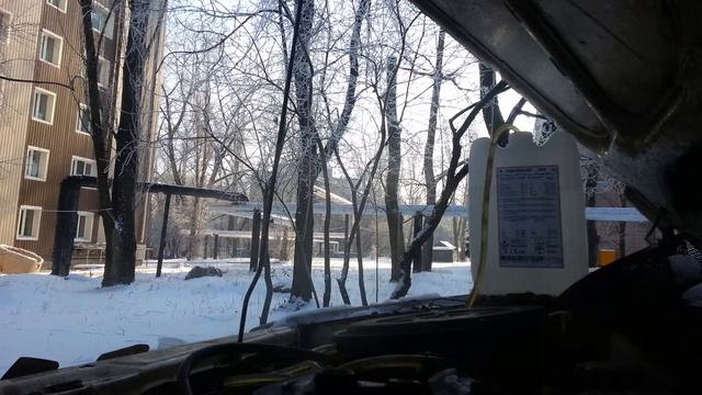 Запуск двигателя в мороз мокрым способом смотреть онлайн