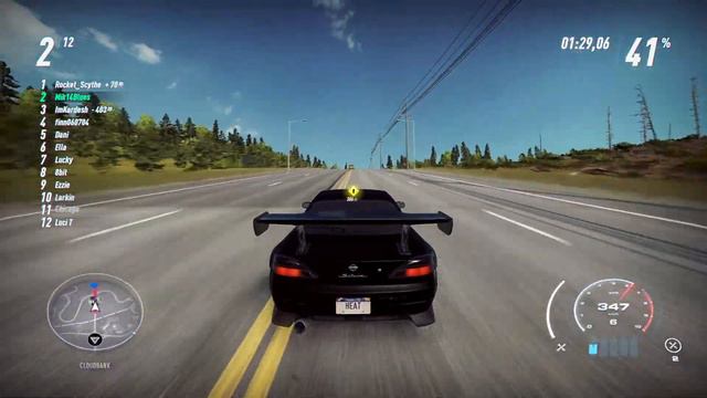 NFS Heat - GT-R Powered Silvia S15 | Online Multiplayer Race смотреть онлайн