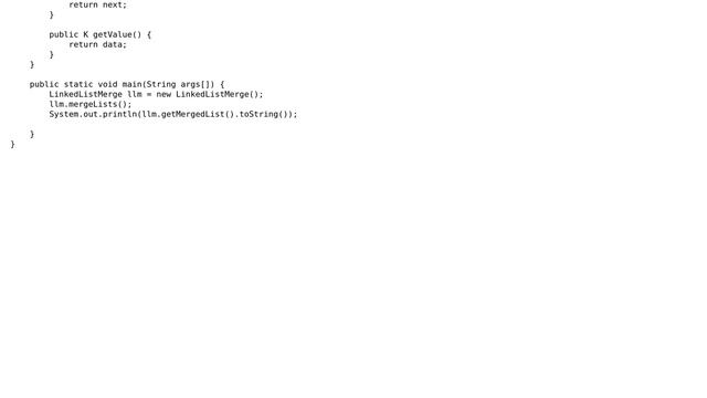 Code Review: Code to merge sorted linked lists in java смотреть онлайн