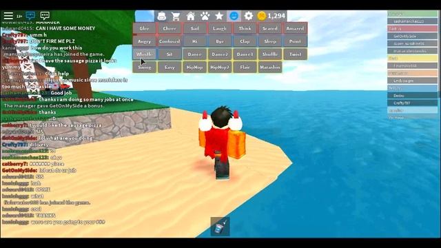 ROBLOX - All Pizza Place Emotes V2 (Read Desc before Rating) смотреть онлайн