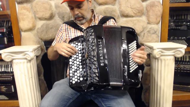SCANAIRJRCHBK - NEW Black Scandalli Air Junior Chromatic Button Accordion C LMMH 67 72 $4999 смотреть онлайн