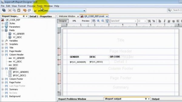 How to Add QR Code in Jasper Reports ?