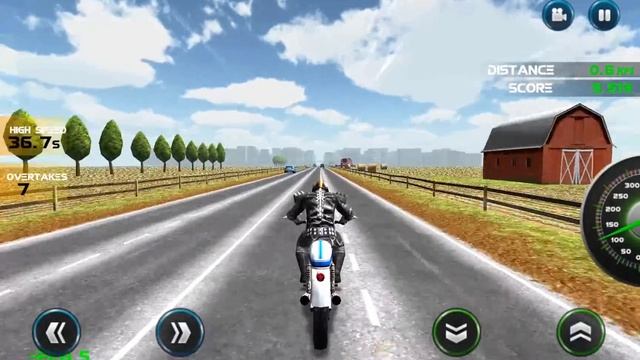 Real Highway Traffic Rider Moto Bike Racing Free - Moto Traffic Race - Overview, Android GamePlay H смотреть онлайн