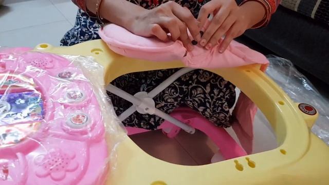 Baby walker unboxing in hindi | 7 to 12 month | panda creation in affordable price from amazon смотреть онлайн
