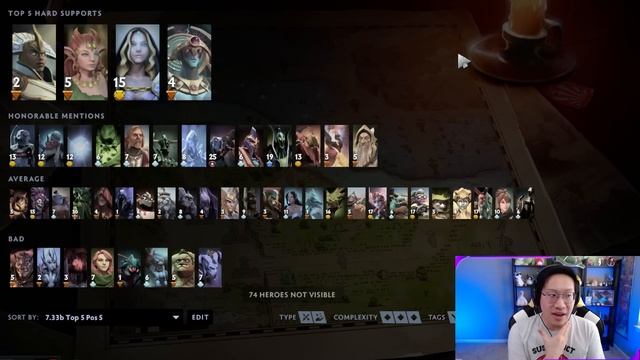 Best Hard Supports in 7.33b смотреть онлайн