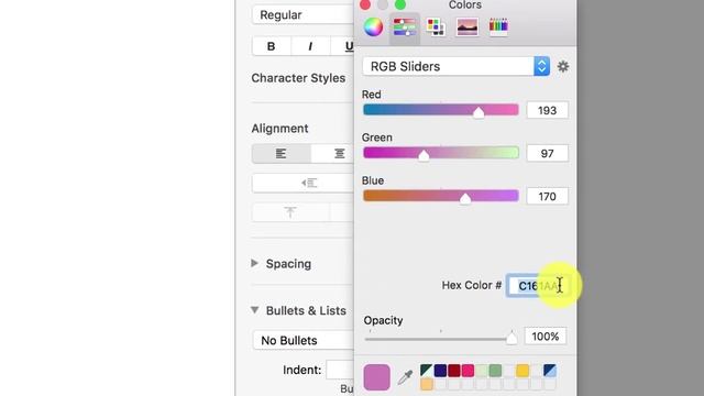 Custom Color in System Color Picker смотреть онлайн