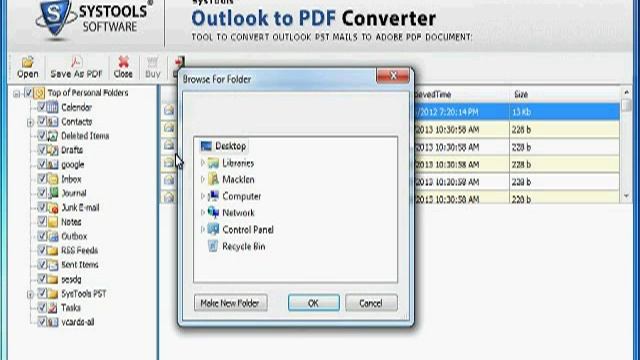 Convert Outlook PST to PDF with SysTools PST to PDF Converter смотреть онлайн