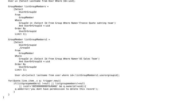 Salesforce: Null pointer exception in deletion trigger смотреть онлайн