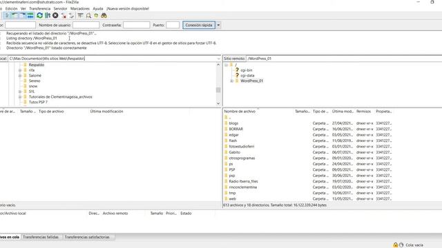 Hacer el respaldo o backup de una Web con FileZilla смотреть онлайн