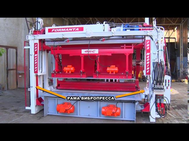 Установка Formanta ФБС Для Производства Фундаментных Блоков 2021