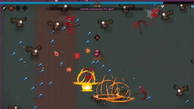 New Survival Bullet Hell Game With New Weird Mechanics! | Spellbook Demonslayers смотреть онлайн