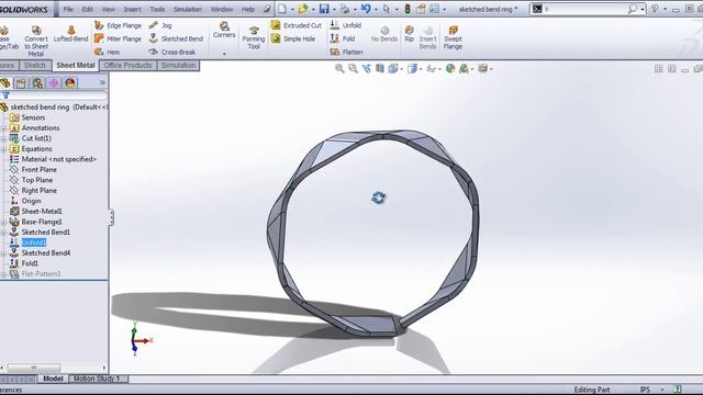 SolidWorks Sheet Metal: Fun With Sketched Bends - Solidworks Training by SolidWize смотреть онлайн