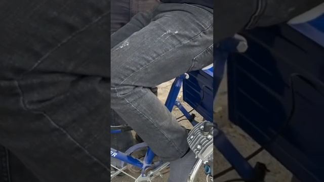 Самодельный трицикл с мотором от мопеда смотреть онлайн