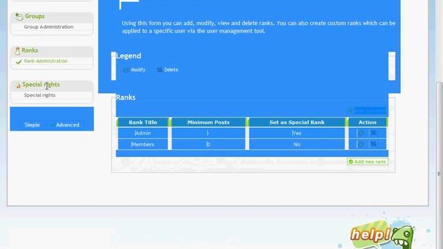 How To make a groups and ranks in forumotion смотреть онлайн