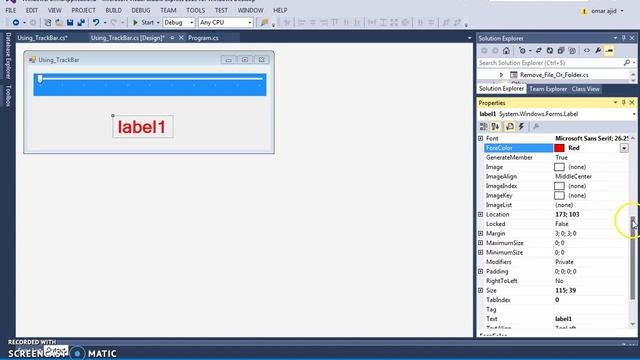 C# - How To Use TrackBar In C# [ With Source Code ] смотреть онлайн
