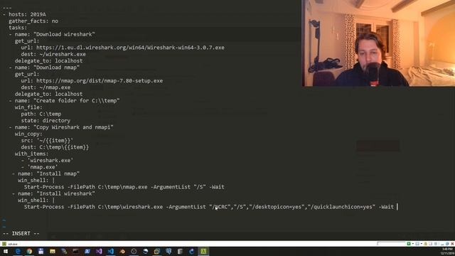 Ansible - Wireshark deployment on windows смотреть онлайн