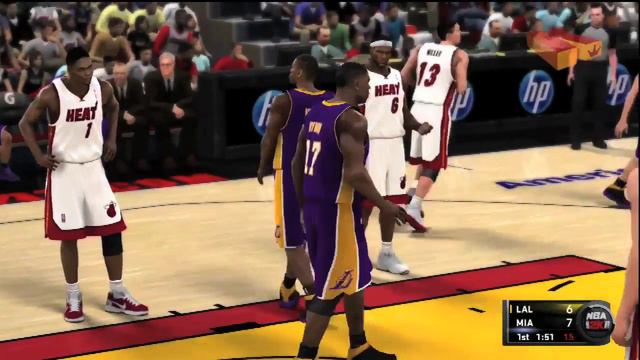 NBA 2K11 - Lakers Vs Heat смотреть онлайн