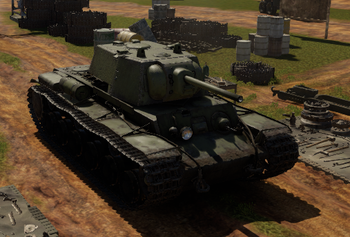 War Thunder. 11 фрагов и 3 захвата на КВ-1