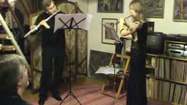 Марина Шмотова. "Баллады Белого Моря"для двух флейт и 2-ух валдайских колокольчиков. смотреть онлайн