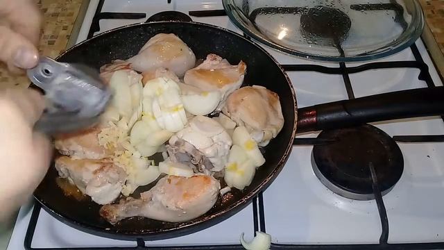 курица тушеная в сметанном соусе смотреть онлайн