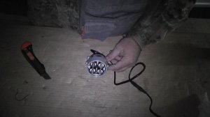 Инфракрасный фонарь с Alixpress, для дополнительной подсветки темных зон камер видеонаблюдения.