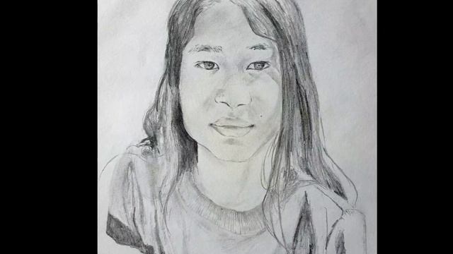 39 Sketches of female with normal pencils/Artline sketch pencil/charcoal etc. Episode-1. смотреть онлайн