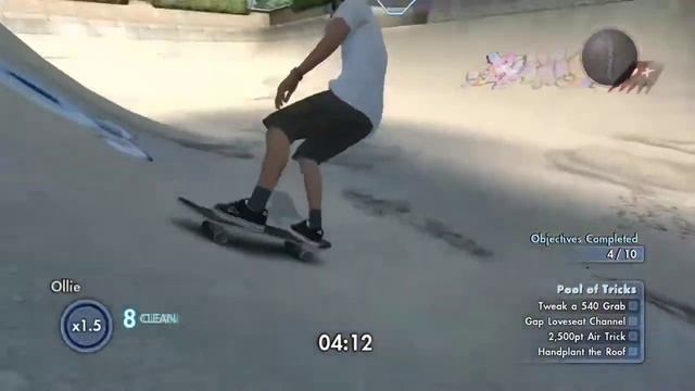 Skate 3 - Pool of Tricks (Detailed Walkthrough) смотреть онлайн
