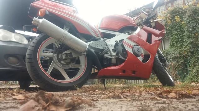 Honda CBR400rr nc29 Завел от авто! смотреть онлайн