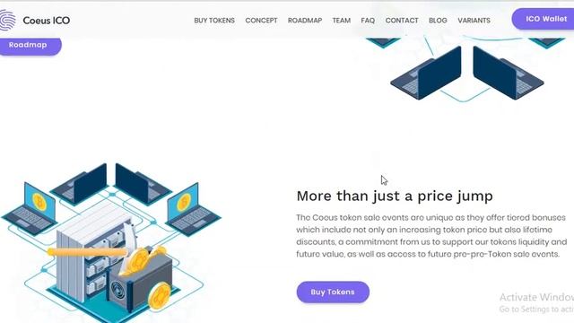 Coeus Cryptocurrency Landing Page WordPress Theme смотреть онлайн