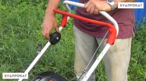 Газонокосилка бензиновая, как запустить газонокосилку, аренда