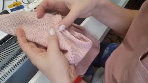 Вязание тапочек (следков) на вязальной машине /05.02.2020 год/