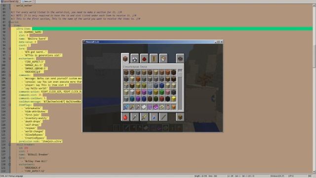 ItemJoin -||- Плагин для сервера Minecraft 1.11+ -||- Крутые предметы при заходе смотреть онлайн