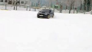 субару импреза сти зимой