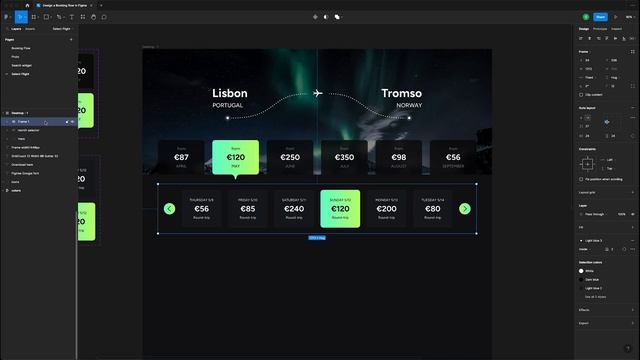Figma Tutorial: Design a Travel Booking Flow - Part 3 смотреть онлайн