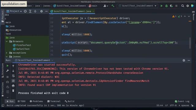 Scroll inside browser elements like WebTable or Dropdown | ListBox смотреть онлайн