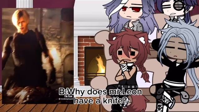 Dark Fall React To Leon As Leon Kennedy|Short|cringe|requested