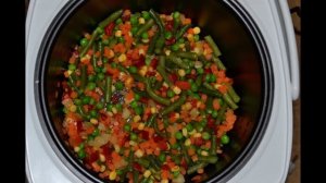 Рис с овощами в мультиварке